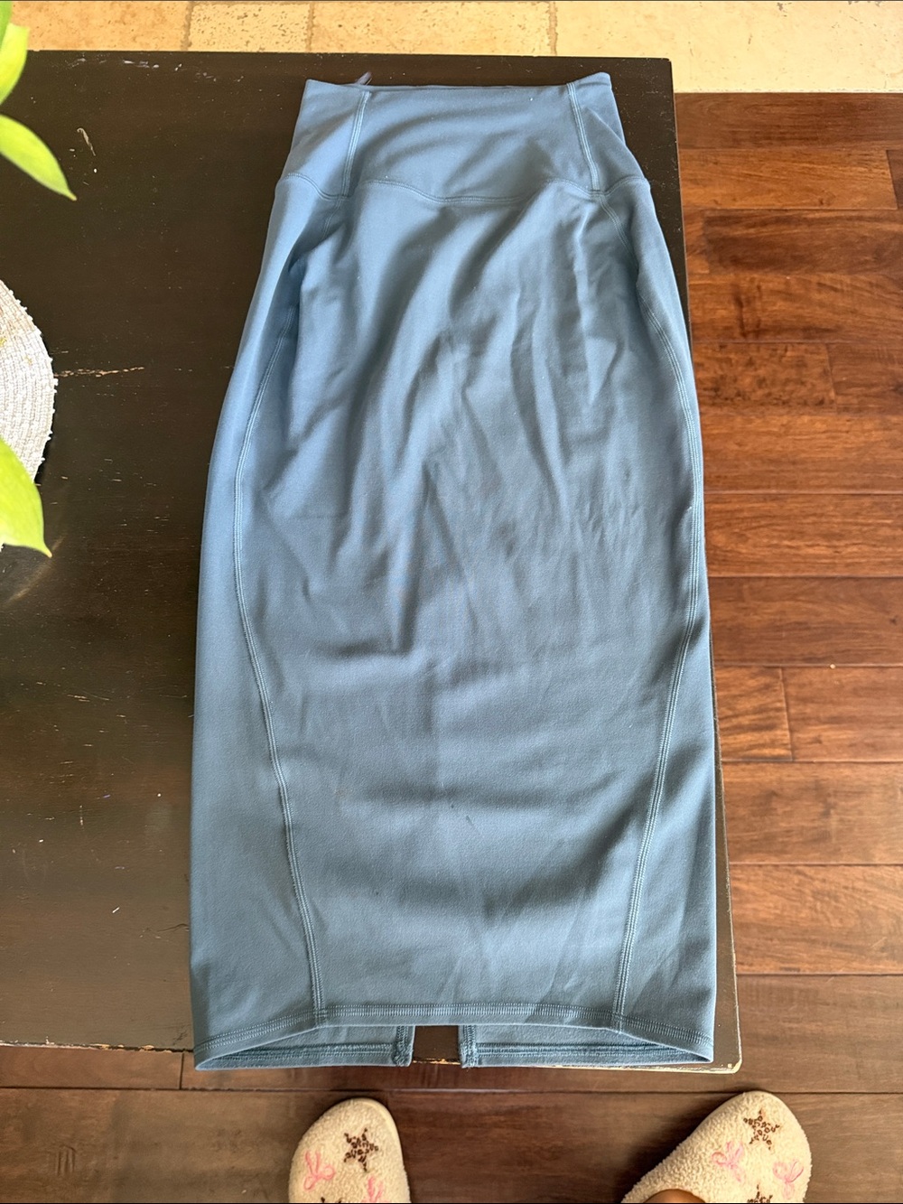 lululemon athletica Dusty Blue Midi Pencil Skirt